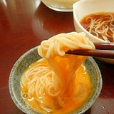 卵絡む濃厚そうめん